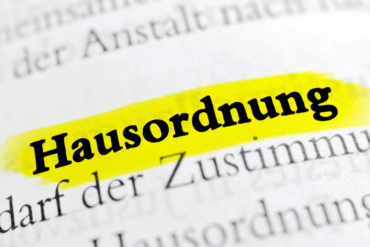 Hausordnung